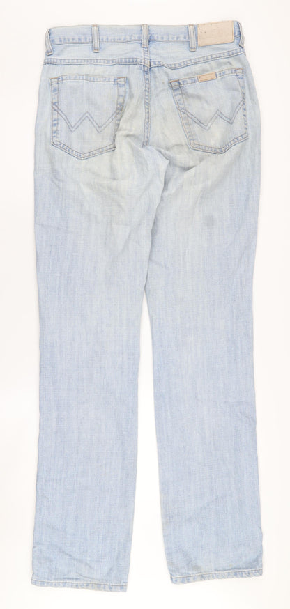 Wrangler Men's Blue Straight Jeans Size 32