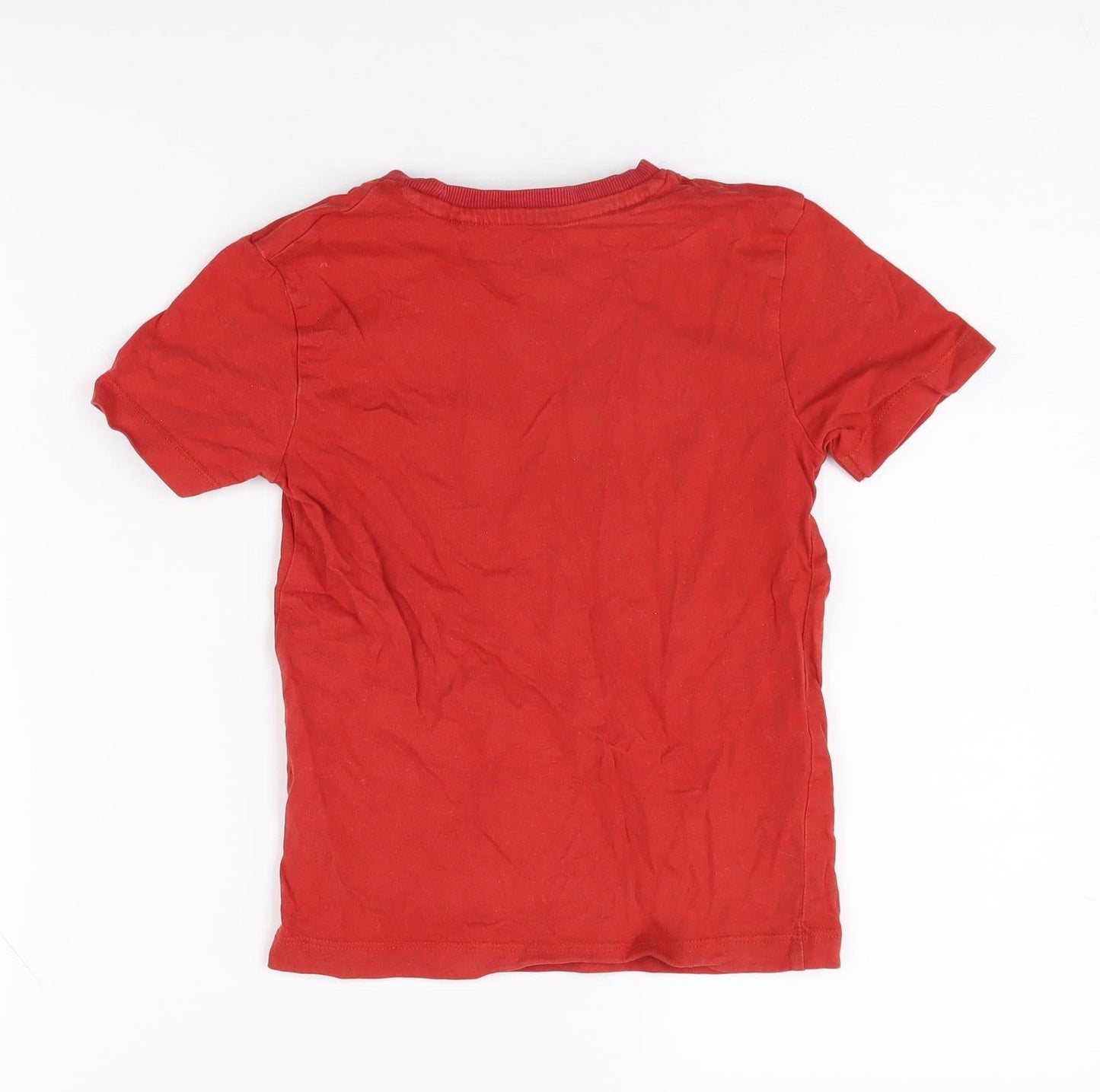 Next Boys Red Graphic Print T-Shirt, Age 4, Short Sleeve
