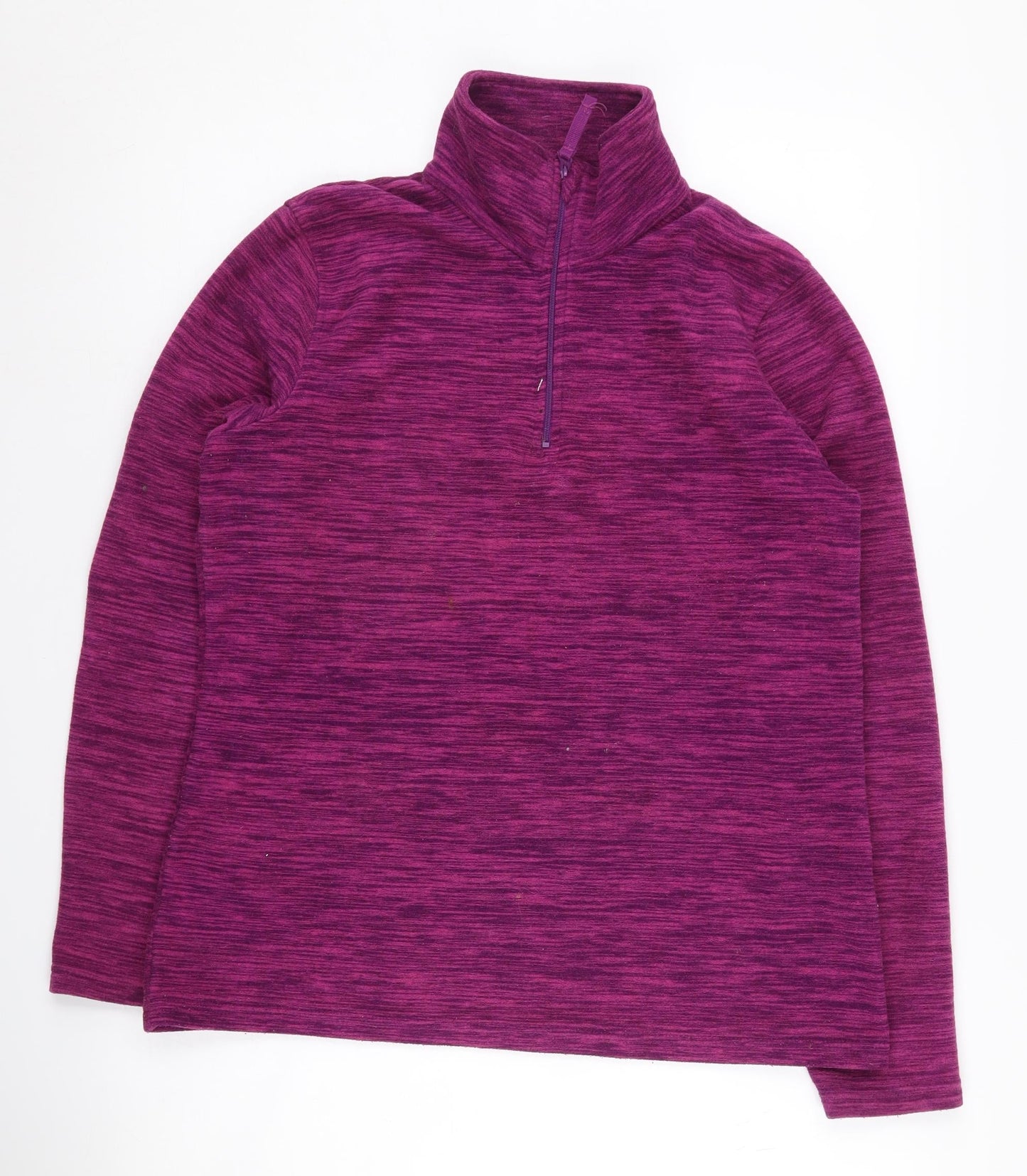 Womens UK Size 12 Mountain Warehouse Purple Henley Sweatshirt
