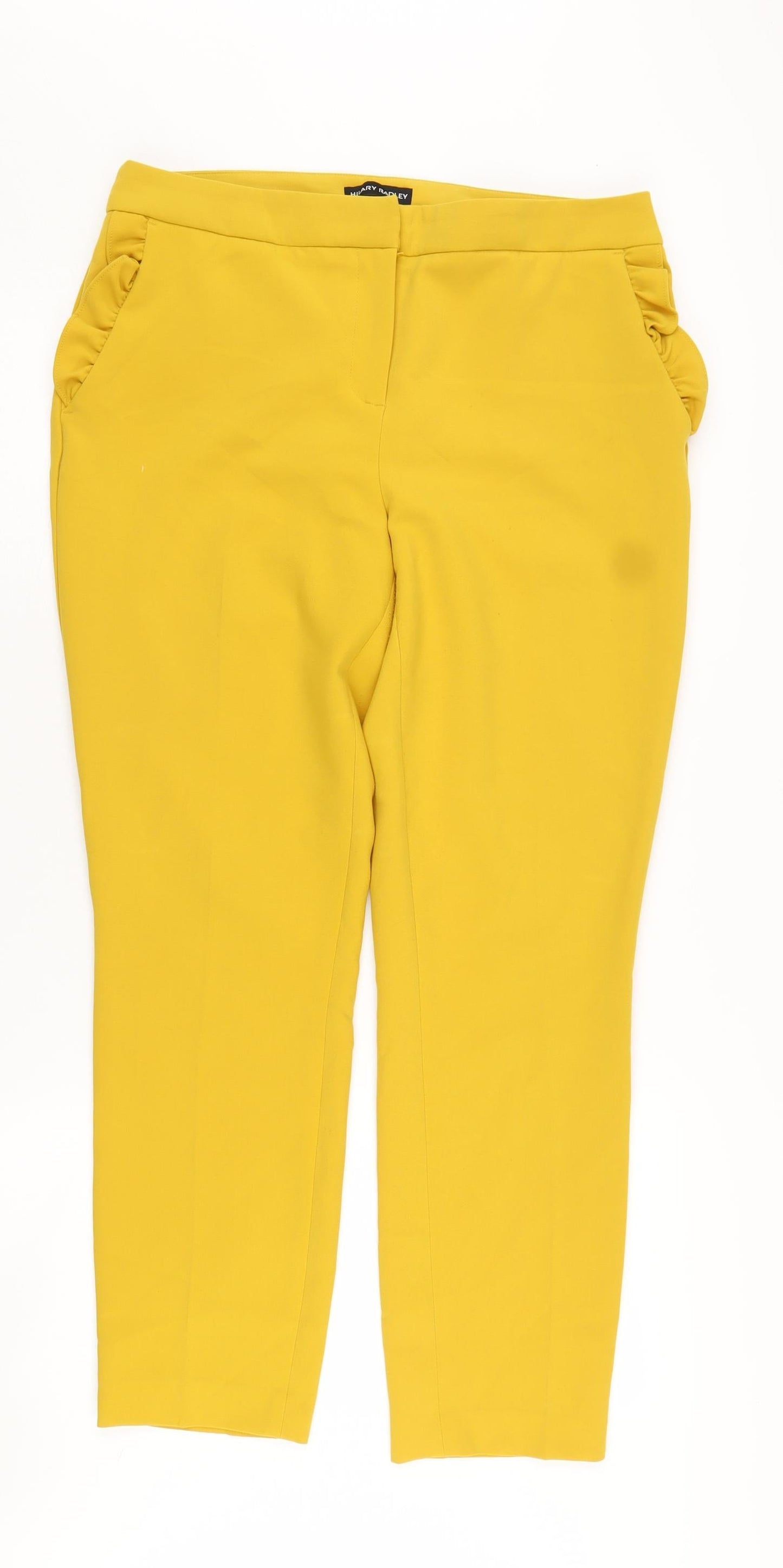 Womens UK Size 12 Hilary Radley   Yellow Trousers