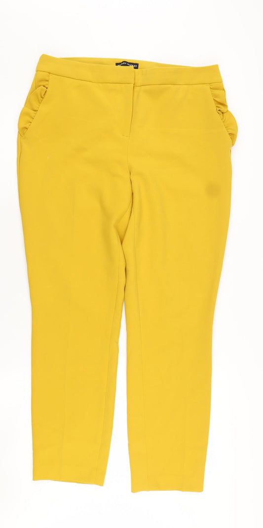 Womens UK Size 12 Hilary Radley   Yellow Trousers