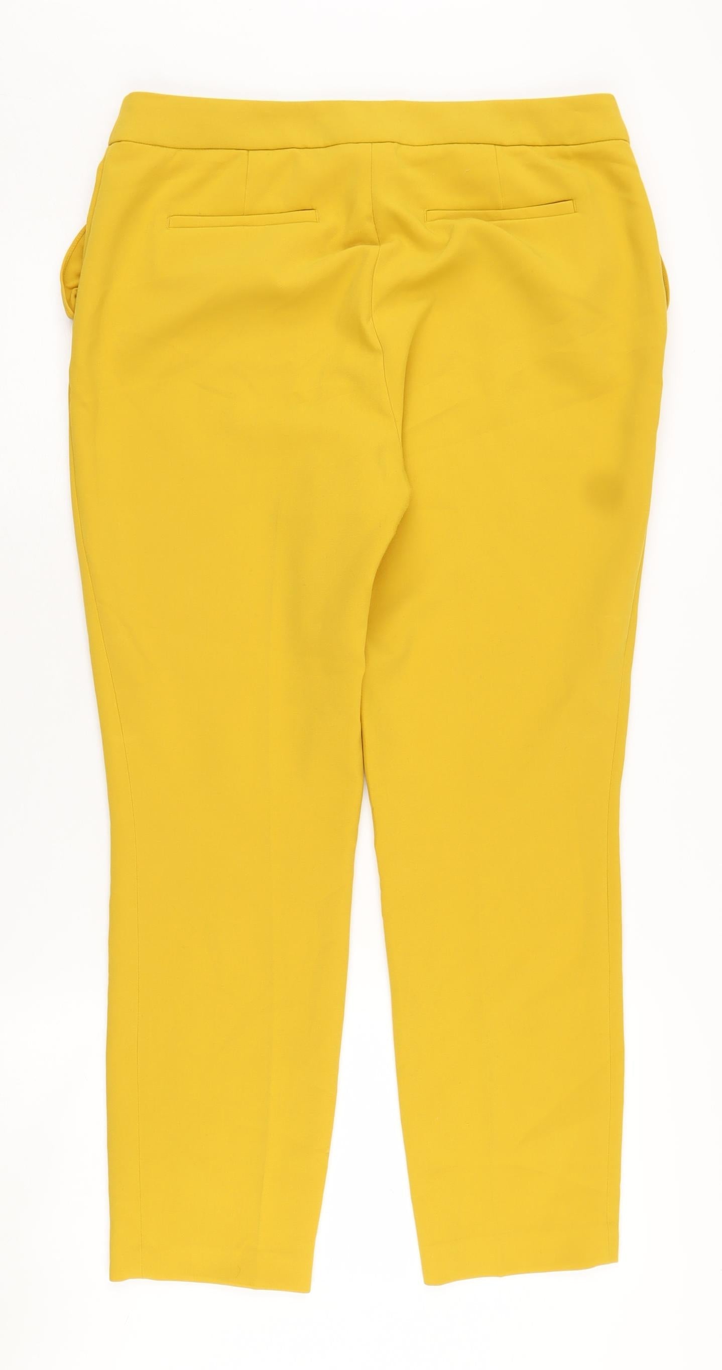 Womens UK Size 12 Hilary Radley   Yellow Trousers