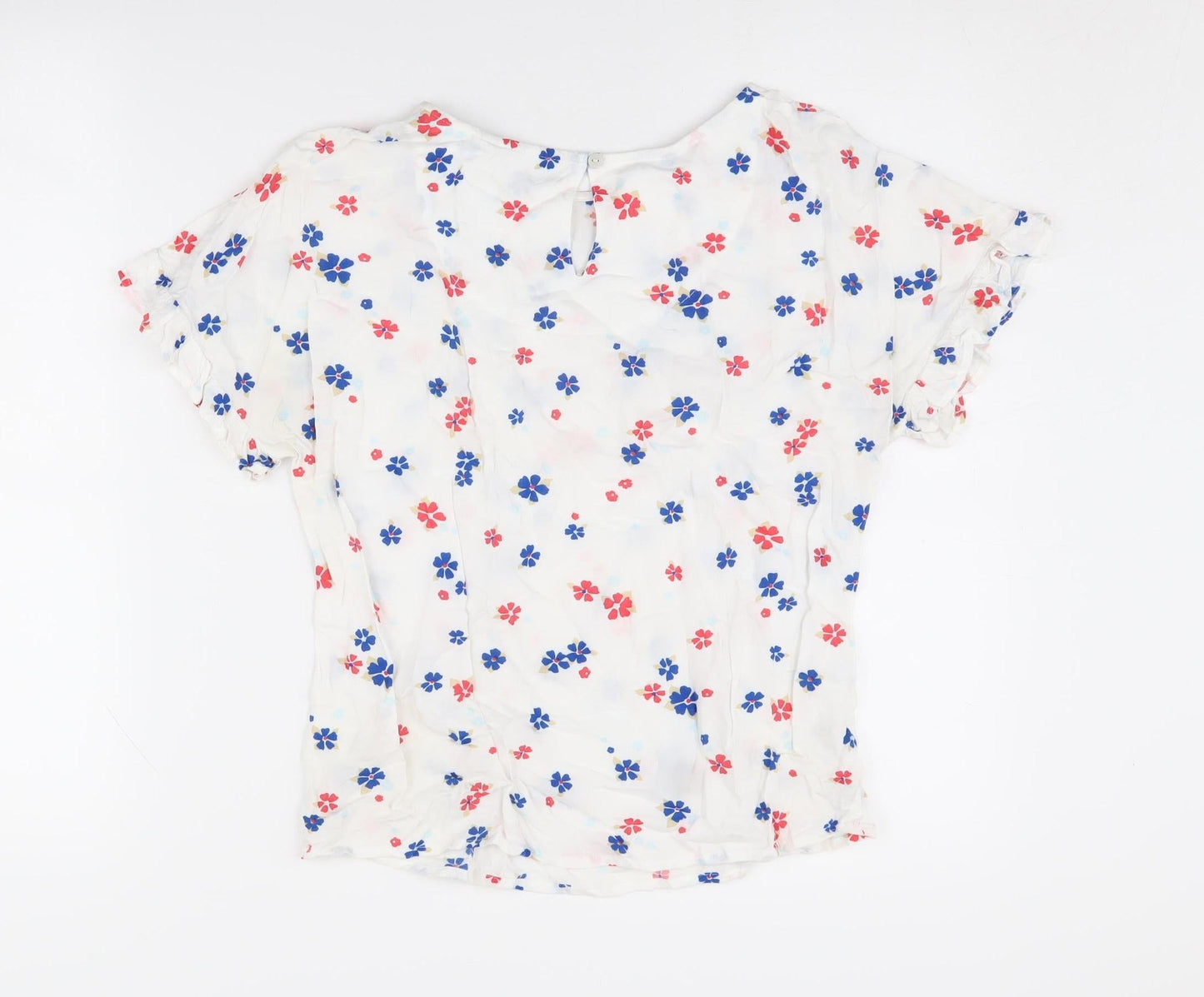 Womens UK Size 6 Marks and Spencer Multicoloured Basic Blouse