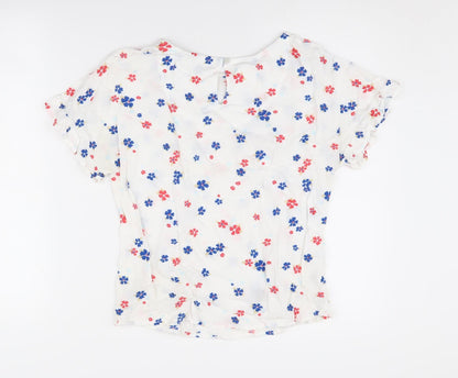 Womens UK Size 6 Marks and Spencer Multicoloured Basic Blouse