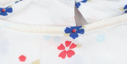 Womens UK Size 6 Marks and Spencer Multicoloured Basic Blouse