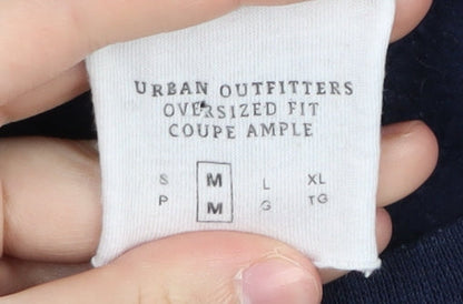 Urban Outfitters Men's Blue Logo Sweatshirt M