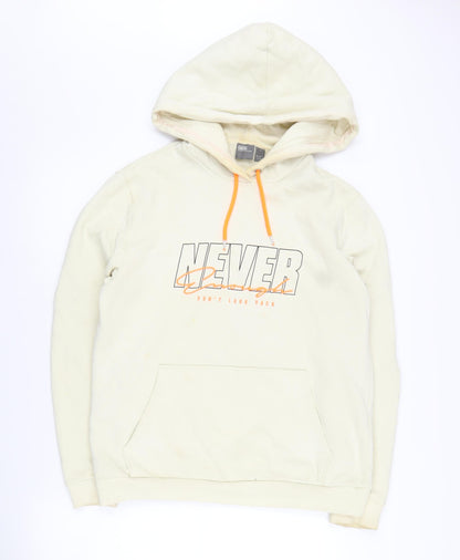 Womens UK Size S ASOS Ivory Pullover Hoodie