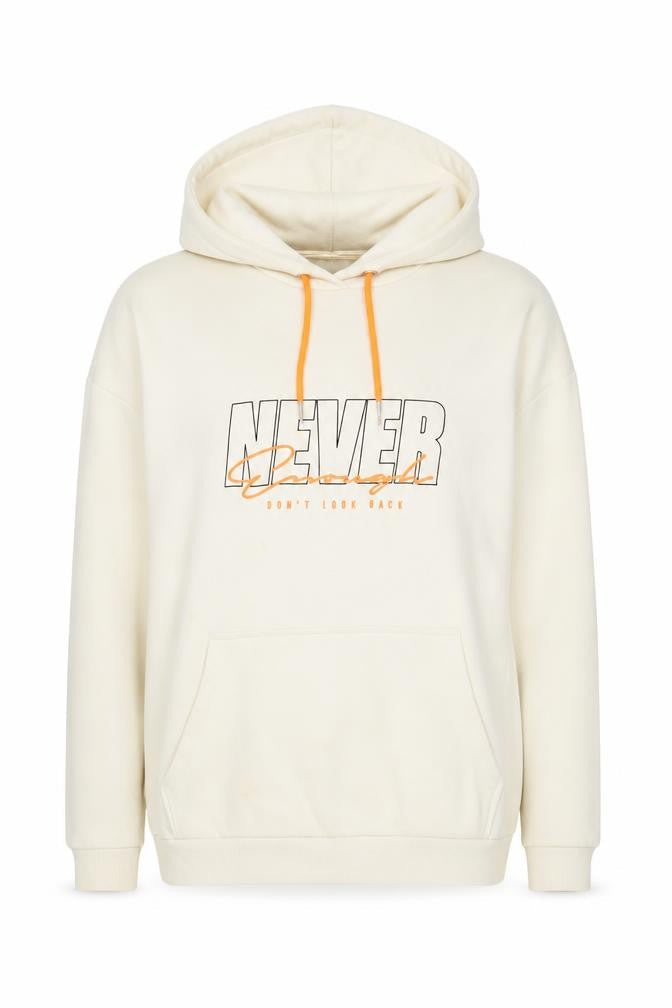 Womens UK Size S ASOS Ivory Pullover Hoodie