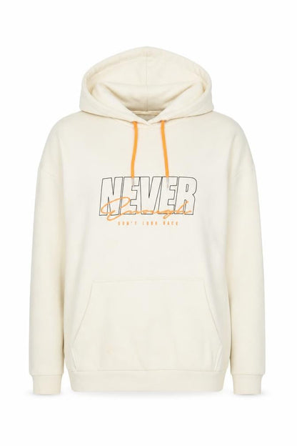 Womens UK Size S ASOS Ivory Pullover Hoodie