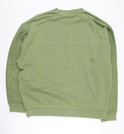 Unisex Adults UK Size XL ASOS Green Pullover Sweatshirt