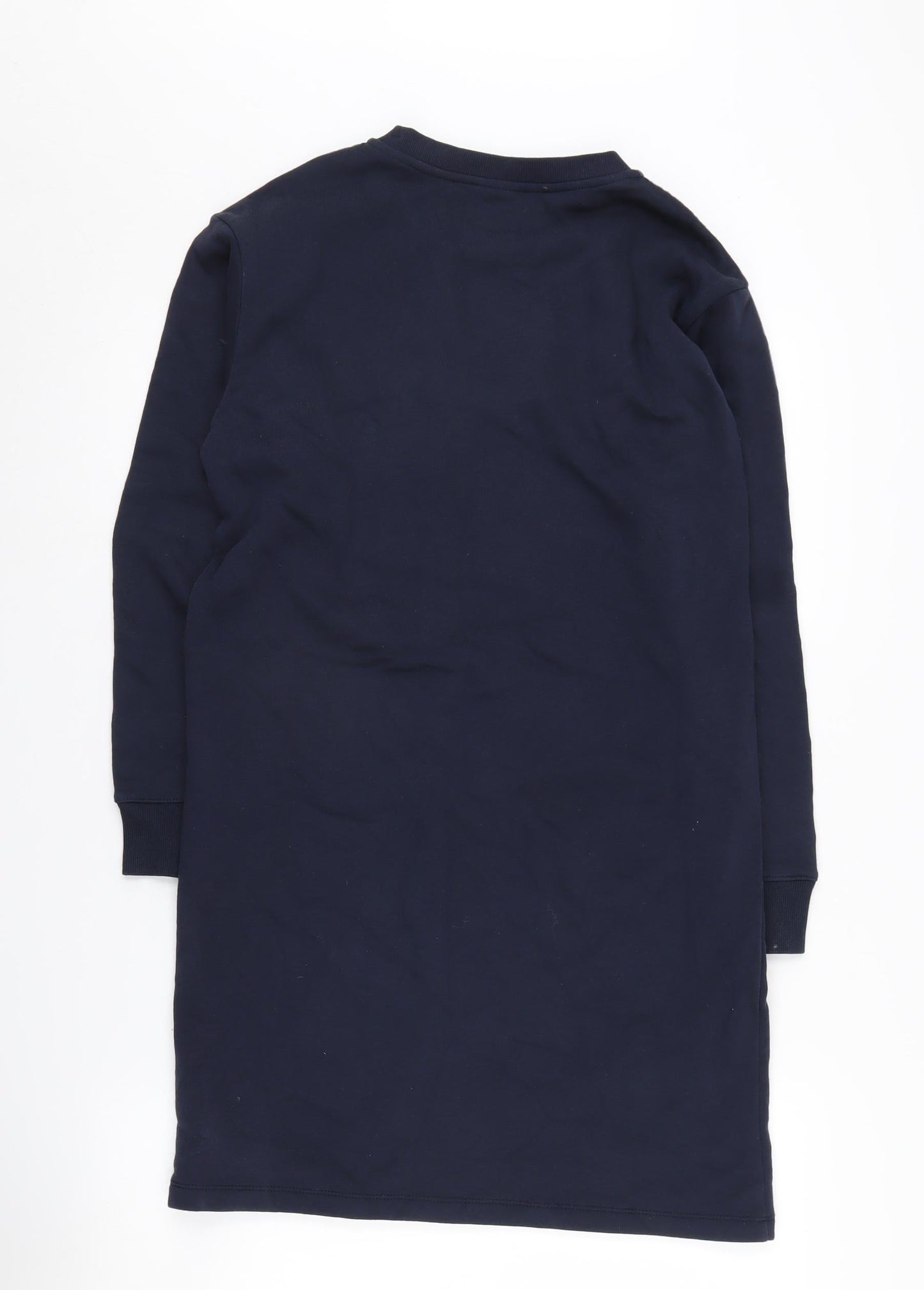 Champion Girls Blue Dress XL Long Sleeve Logo Accent