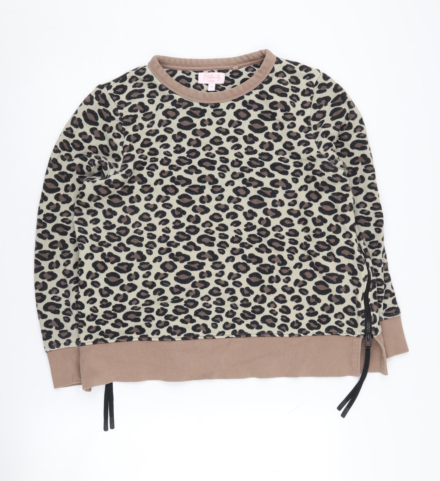 Next Women Multicoloured Animal Print Maternity Sweatshirt S