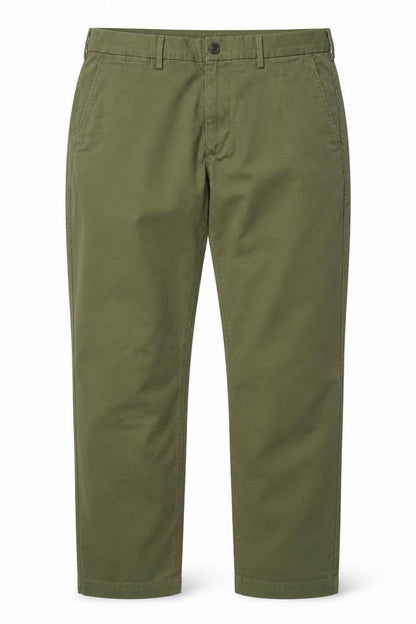 Mens UK Size 36 Gap Skinny Fit Khakis Green Trousers