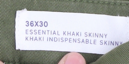 Gap Men's Green Skinny Khakis Size 36