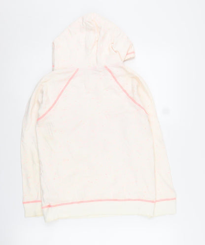 Pineapple Girls White Sequin Hoodie Age 11-12 Years
