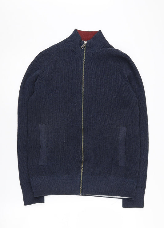 Mens UK Size M Marks and Spencer Blue Basic Jacket