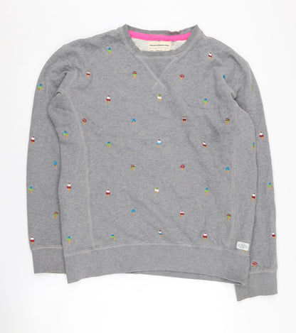 Womens UK Size M French Connection Grey Pullover Sweatshirt