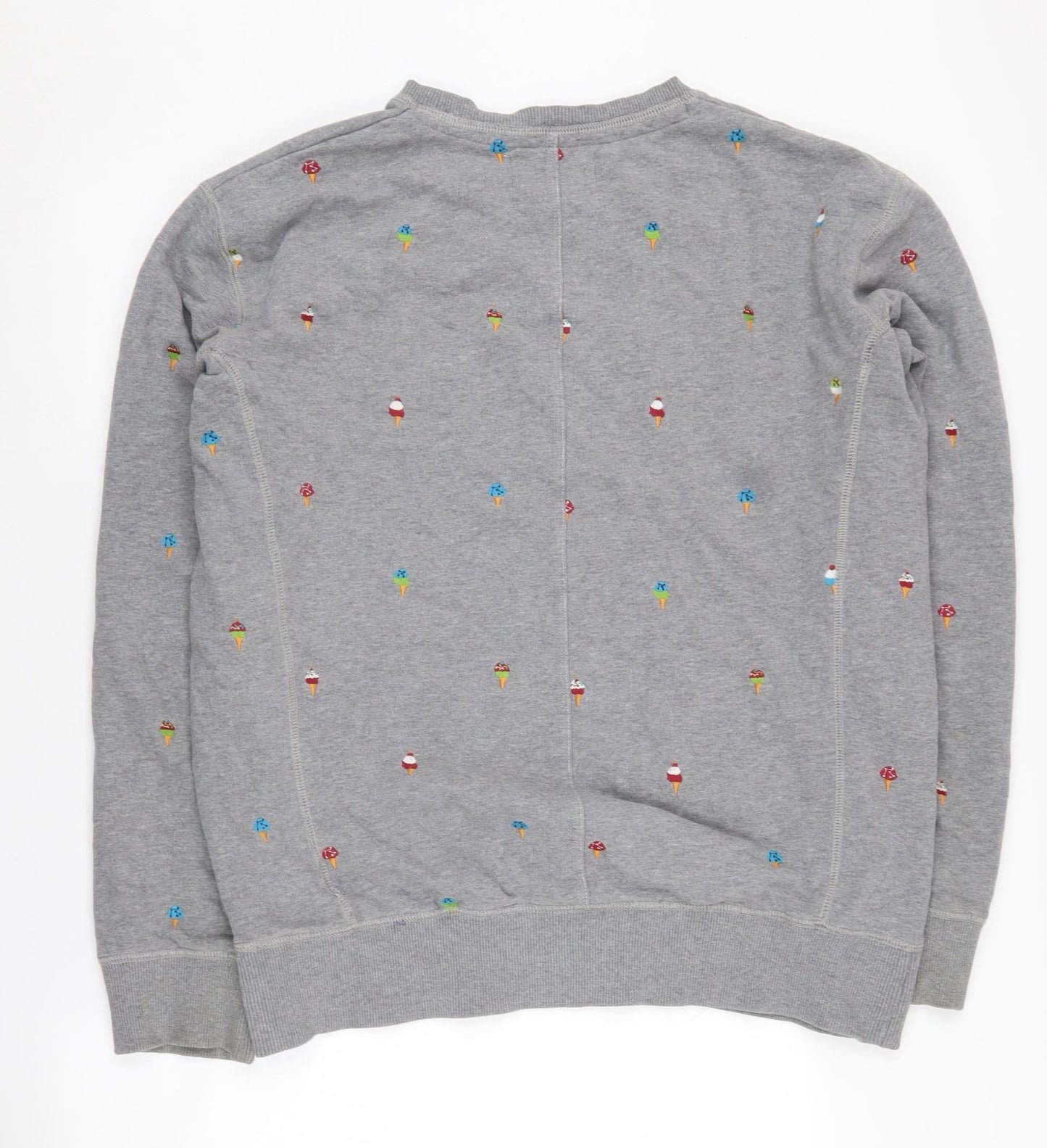 Womens UK Size M French Connection Grey Pullover Sweatshirt