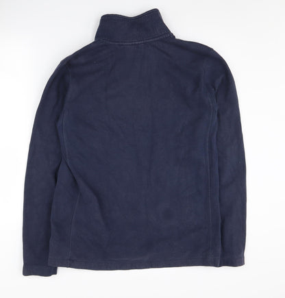 Mens UK Size M Mountain Warehouse Blue Henley Sweatshirt
