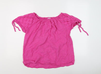Cerulea Women’s Pink Off the Shoulder Blouse Size 6