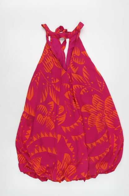 Rene Derhy Women's Pink Halter Sleeveless Dress