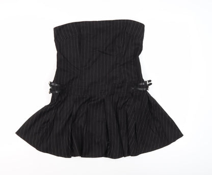 STR Women's Black Strapless Dress, Size 10, Party Style