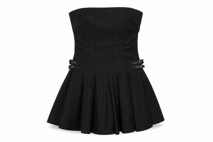 STR Women's Black Strapless Dress, Size 10, Party Style