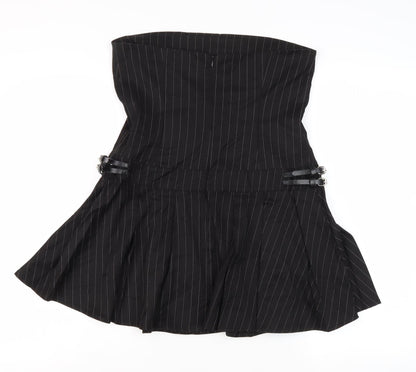 STR Women's Black Strapless Dress, Size 10, Party Style