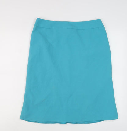 EWM Women's Blue Size 12 Midi Pencil Skirt