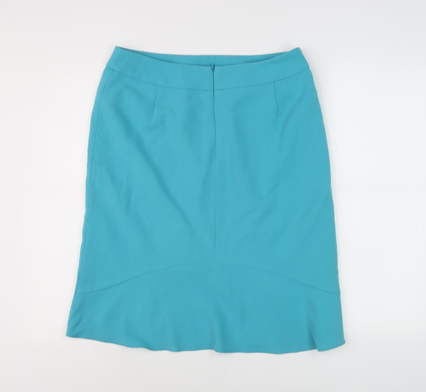 EWM Women's Blue Size 12 Midi Pencil Skirt