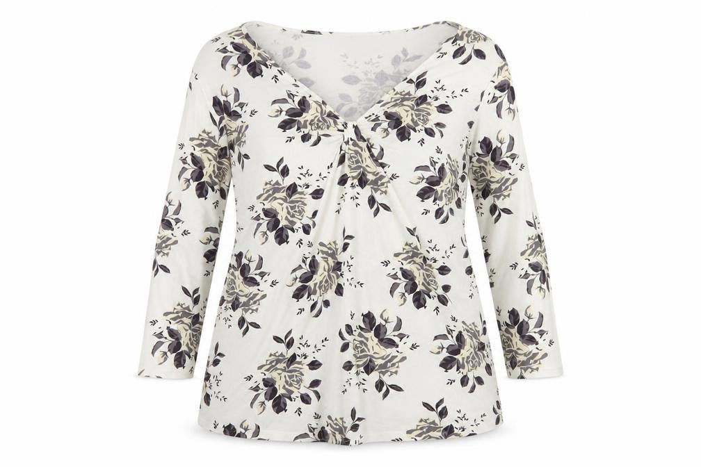 Womens UK Size 16 Ann Harvey Multicoloured Basic Blouse