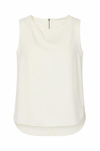 Womens UK Size 12 Debenhams Ivory Basic Blouse