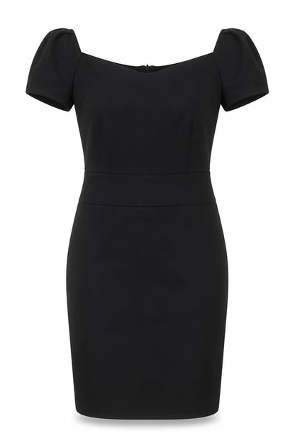 Forever 21 Women's Black Off-Shoulder Pencil Dress, Size 12