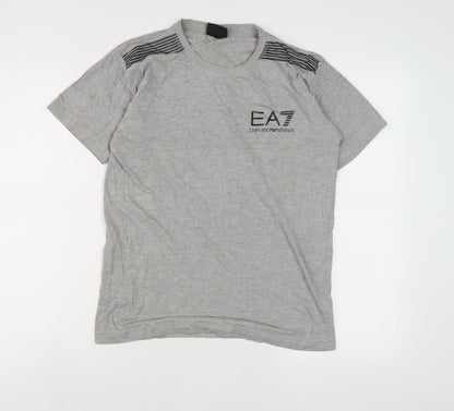 Mens UK Size S Emporio Armani Grey  T-Shirt