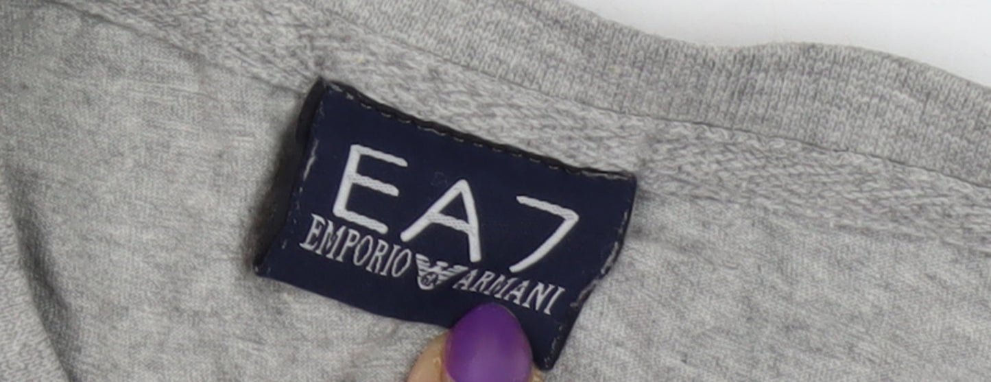 Mens UK Size S Emporio Armani Grey  T-Shirt
