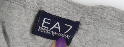 Mens UK Size S Emporio Armani Grey  T-Shirt