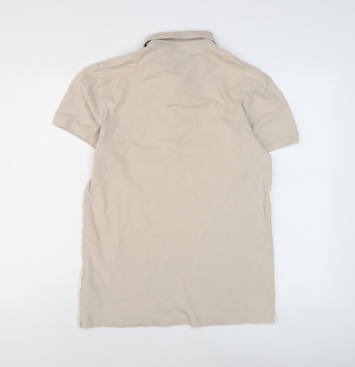 BOSS Men's Beige Slim Fit Polo L