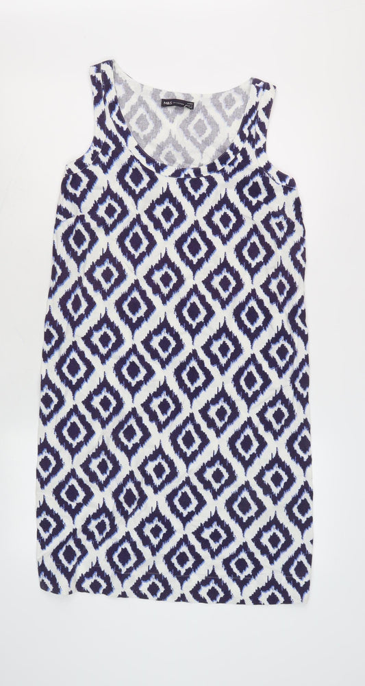 Marks and Spencer Women's Geometric Shift Dress, S