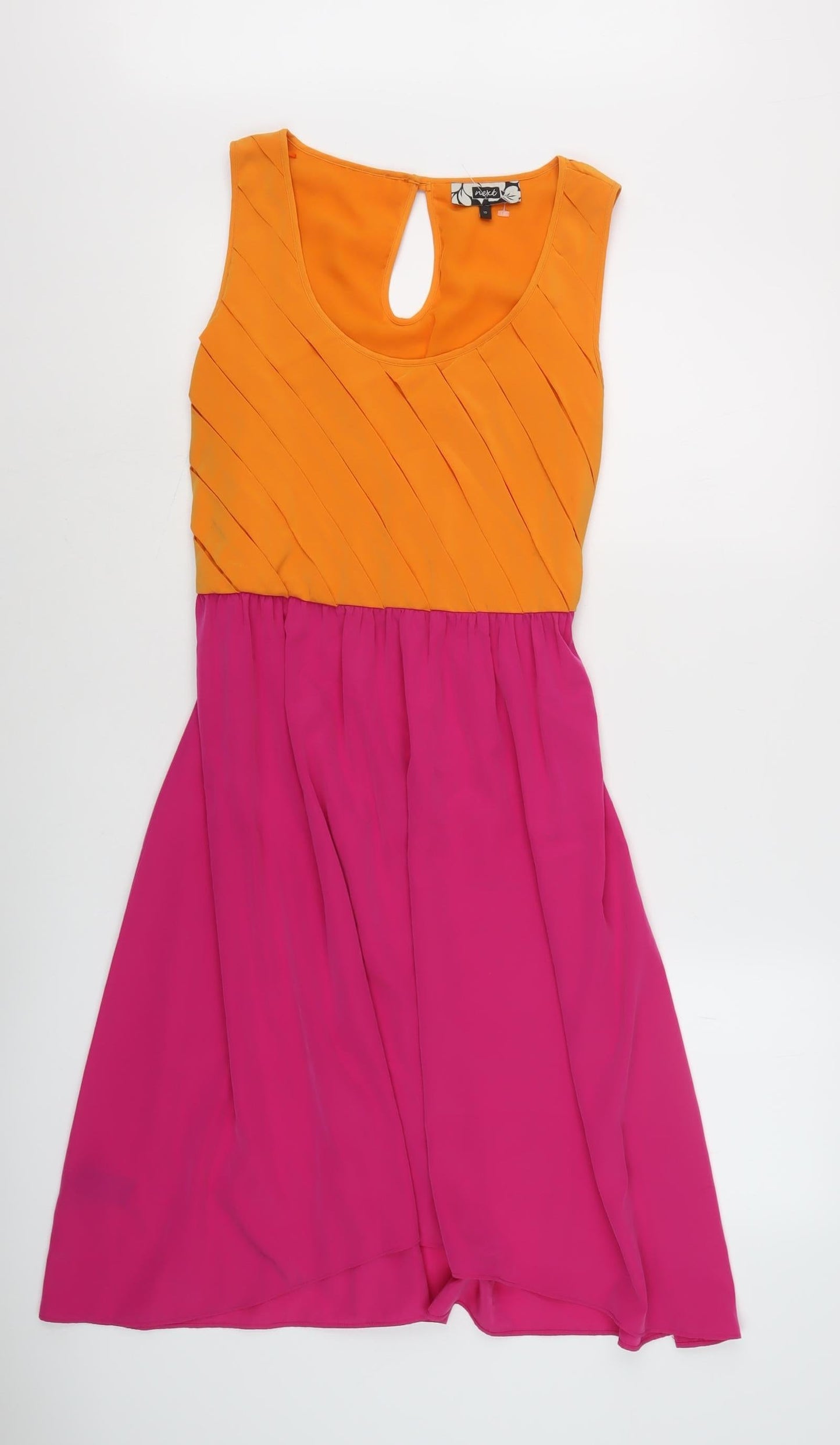 Next Women's Multicoloured Sleeveless Dress Size 10