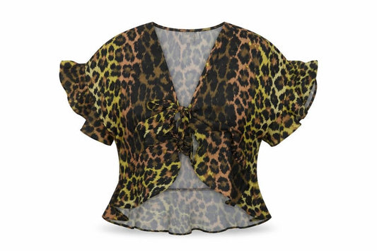 Womens UK Size S ASOS Multicoloured Kimono Blouse