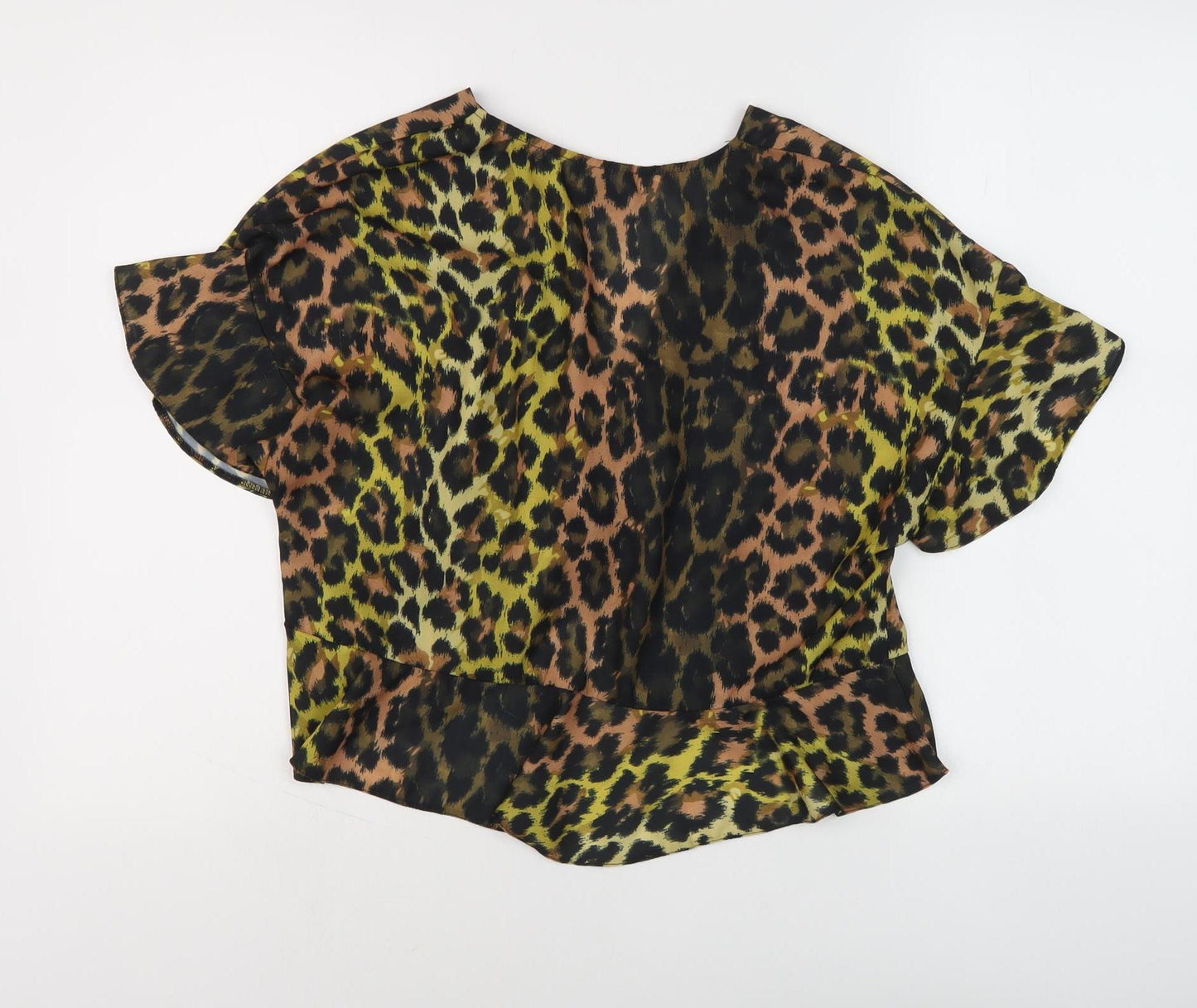 Womens UK Size S ASOS Multicoloured Kimono Blouse