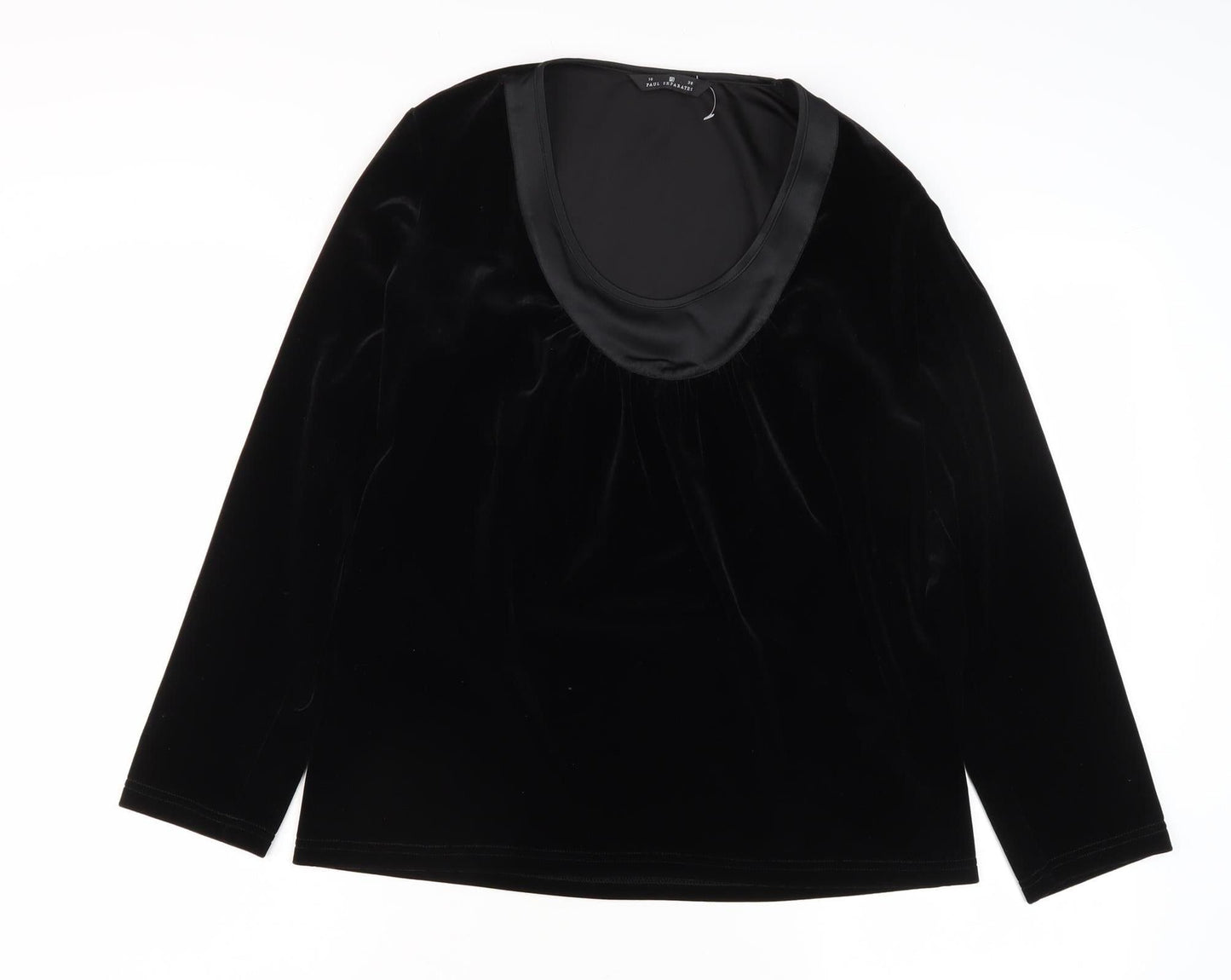Womens UK Size 10 Paul Separates Black Basic Blouse