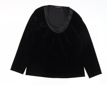 Womens UK Size 10 Paul Separates Black Basic Blouse