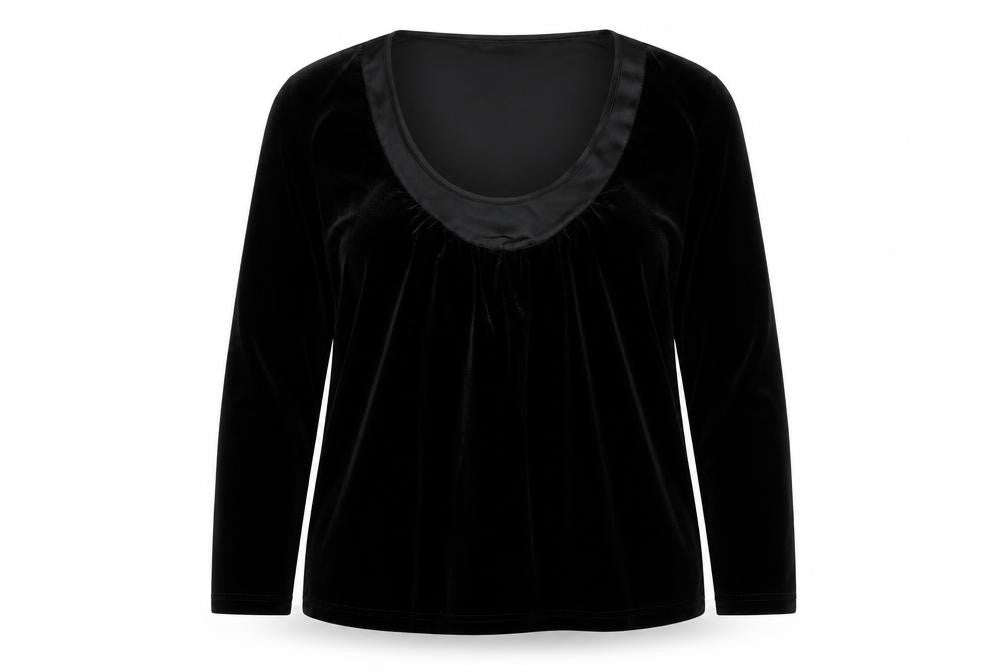 Womens UK Size 10 Paul Separates Black Basic Blouse