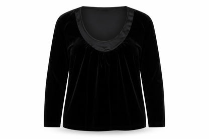 Womens UK Size 10 Paul Separates Black Basic Blouse