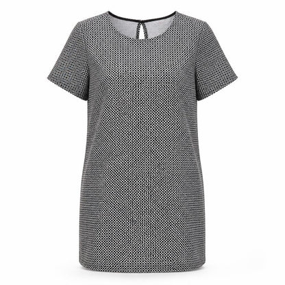 Dorothy Perkins Women's Black Geometric Sheath Dress 12