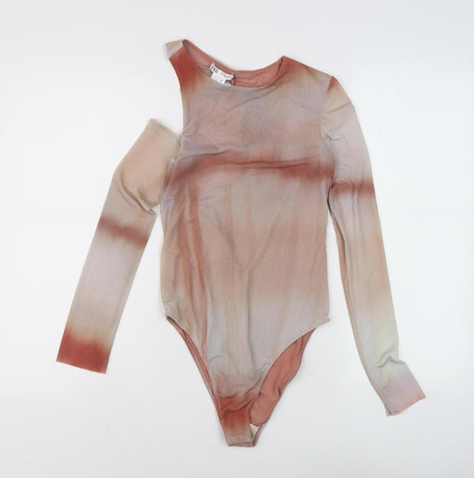 Zara Women Multicoloured M Bodysuit Ombré Style New
