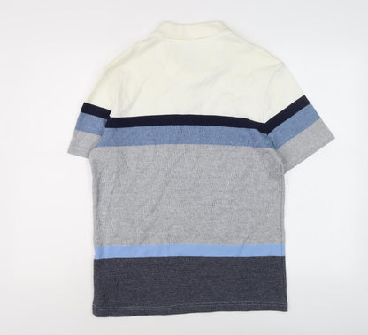 Marks and Spencer Men's Multicoloured Polo, S