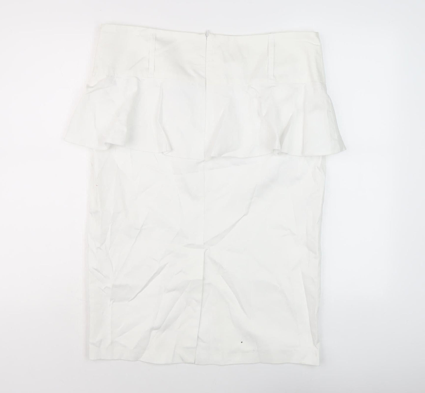 Dorothy Perkins Women White High Rise Casual Skirt 16