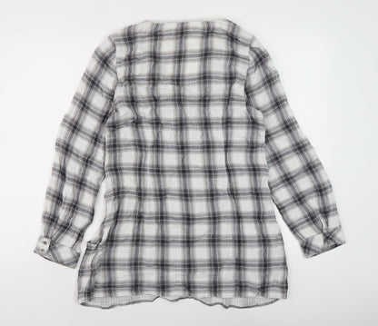 Womens UK Size 12 Marks and Spencer Grey Basic Blouse